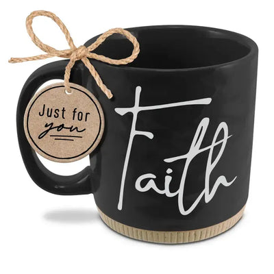 Black Faith Coffee Cup Gift Krazy Bling