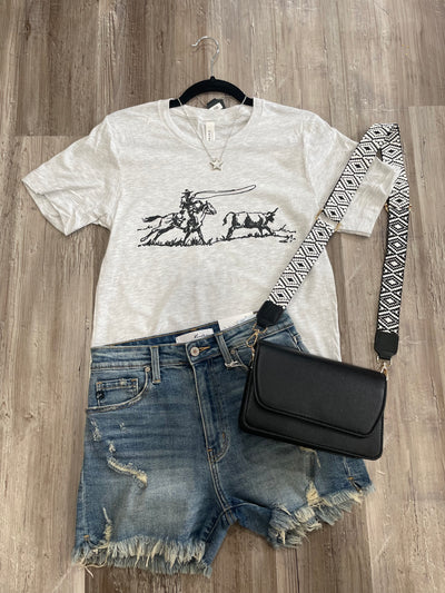 Ash Ranch Roper Graphic Tee Krazy Bling