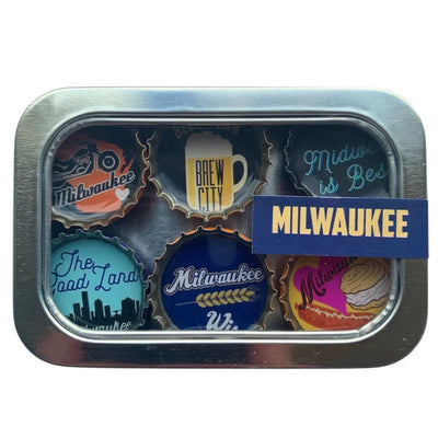 Milwaukee, Wisconsin Magnets Kate's Magnets