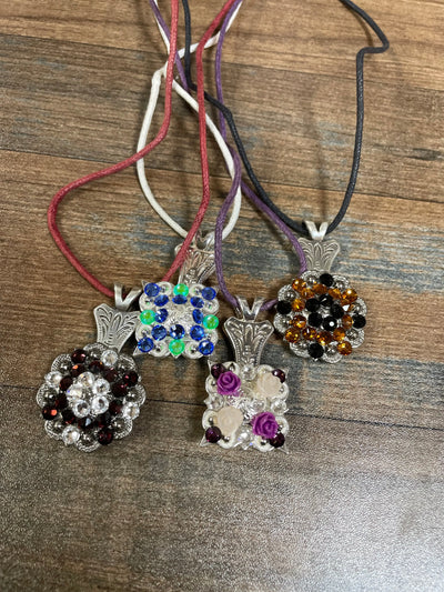 Concho Crystal Necklaces Krazy Bling