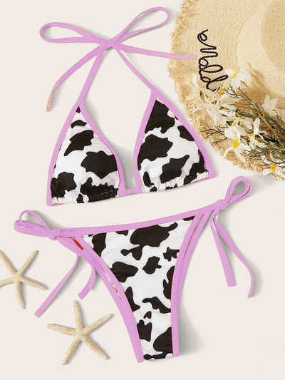 Cow Print Swimsuit Krazy Bling