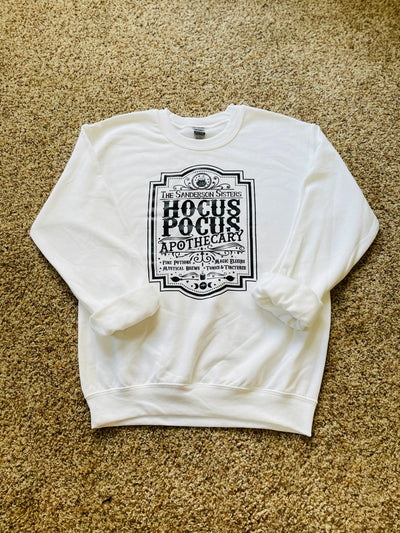 Hocus Pocus Apothecary White Sweater IN STOCK Krazybling