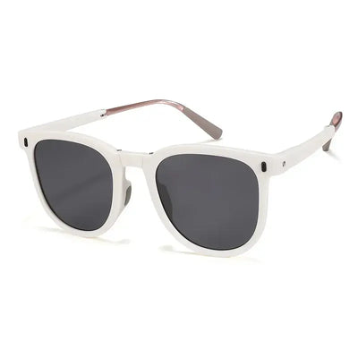 Off White Square Foldable Sunglasses Krazy Bling