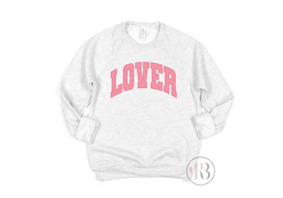 RTS Grey University Letter LOVER Sweatshirt Krazybling