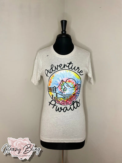 RTS Heather Prism Natural Adventure Awaits Tee Krazybling