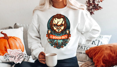 Say Hi To The Good Guy Chucky Sweater Krazybling