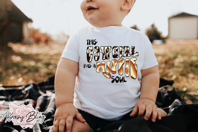 TODDLER This Cowgirl Has A Hippie Soul Tee Krazy Bling