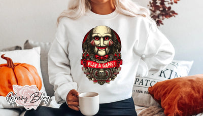 Want To Play A Game Saw Sweater Krazybling