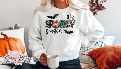 Western It's Spooky Season Sweater Krazybling